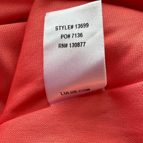 Lulu’s Mythical Kind of Love Coral Pink Maxi Dress Size Small - Picture 13 of 14